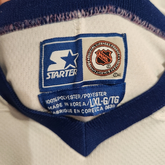 Vintage 1990s Starter Toronto Maple Leafs Jersey Size Youth L/XL - Picture 3 of 7